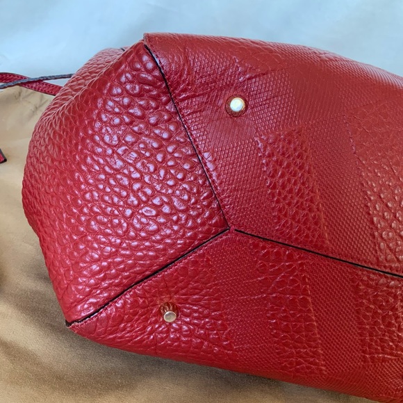 Burberry Embossed Check Leather Canterbury bag - Picture 5 of 16